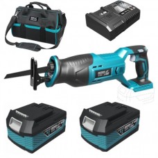 Dedra Set Fierastrau tip sabie SAS+ALL cu 2 acumulatori Li-Ion 18V 5.0Ah incarcator rapid 125W si geanta
